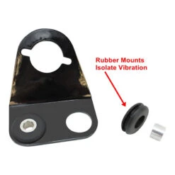 TC Bros. "Stop" Bobber Side Mount Tail Light/License Plate Bracket -Maxima Store 107 0005 stopmount