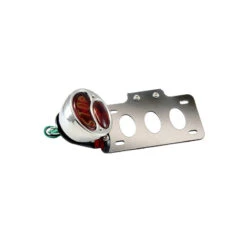 TC Bros. "Stop" Model A Side Mount Tail Light/License Plate Bracket -Maxima Store 107 0023.2
