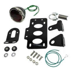 TC Bros. Black 33 Ford Replica Side Mount Tail Light/License Plate Bracket -Maxima Store 107 0026b 1