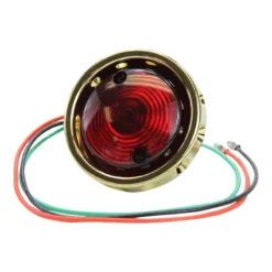 Brass Vintage Drilled Tail Light -Maxima Store 107 0045b 1