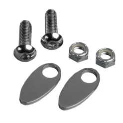 Rear Turn Signal Cover Plates - 2006-Up Harley Dyna Models - Chrome