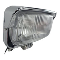 Rectangle Chopper Headlight - Chrome - Clear Lens 8 Rectangle Chopper Headlight - Chrome - Clear Lens -Maxima Store 107 0123 3