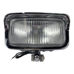 Rectangle Chopper Headlight - Chrome - Clear Lens 11 Rectangle Chopper Headlight - Chrome - Clear Lens -Maxima Store 107 0123 5