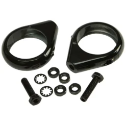 Clamp On Turn Signal Mounts - 49mm Forks - Black