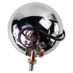 4" Chopper Headlight - Chrome Clear Lens -Maxima Store 107 0132 3