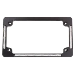 All-in-One License Plate Frame - Black