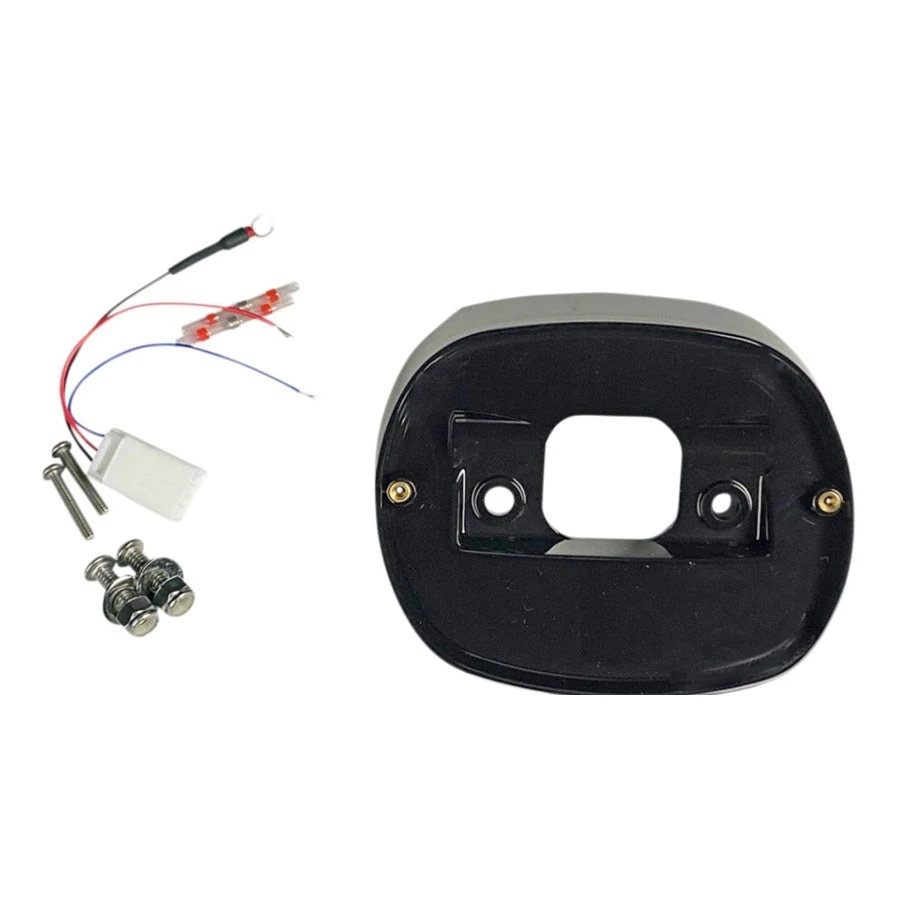 Taillight Baseplate - Black For '73-'98 XL '73-'98 Big Twin '91-'98 Dyna Models 3 Taillight Baseplate - Black For '73-'98 XL '73-'98 Big Twin '91-'98 Dyna Models