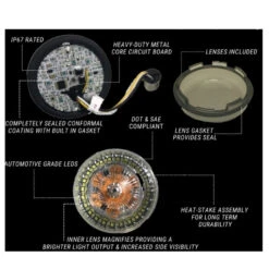 ProBEAM® Turn Signal Kit - BCM For '11'-17 Big Twin '18 - '23 M8 Softail '12-'17 FXD -Maxima Store 107 0164
