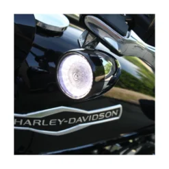 ProBEAM Amber/White Dynamic Ringz Turn Signal Inserts For Harley XL, FX, & FL Models -Maxima Store 107 0171 2