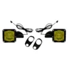 Shark Demon LED Turn Signals - Black W/Yellow Lens - For Harley '15-'24 Road Glide -Maxima Store 107 0178
