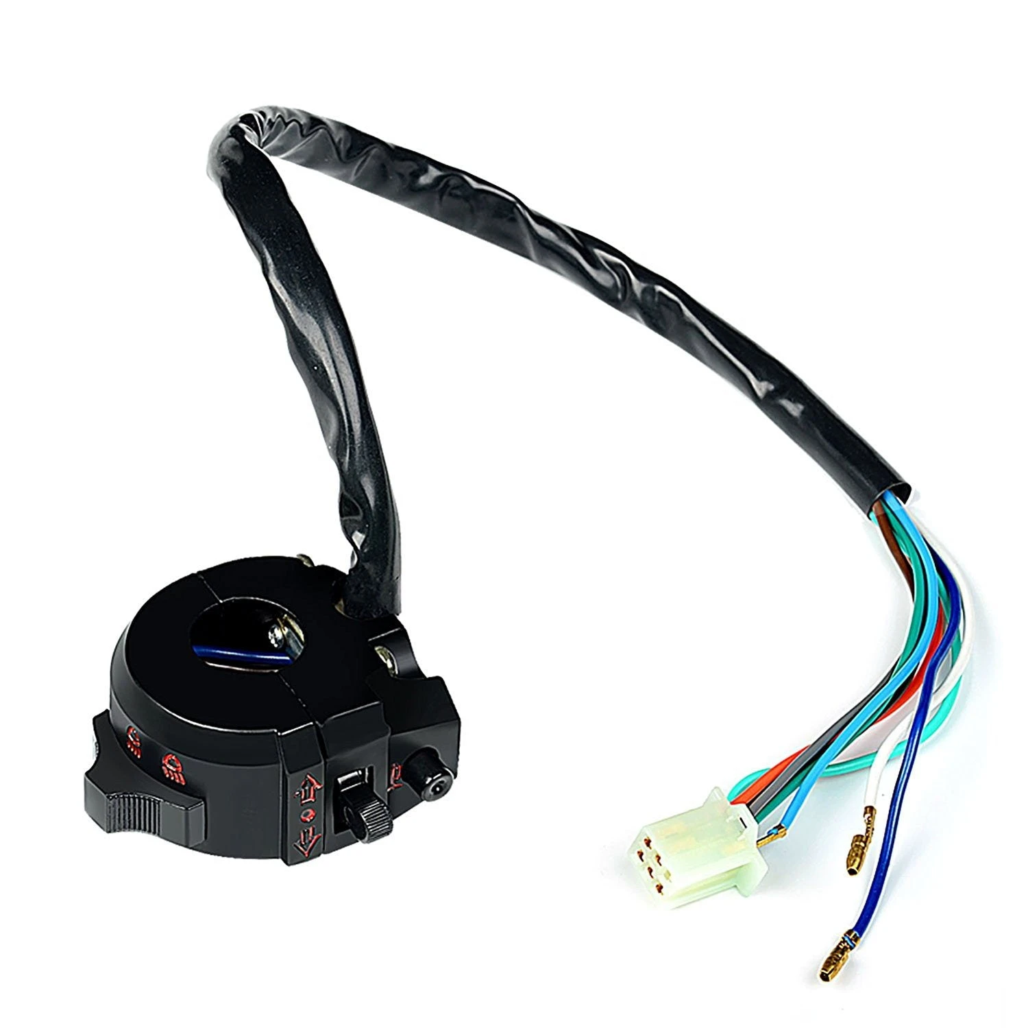 Universal Compact Handlebar Multi-Switch For 7/8" Bars (hi/lo Beam, Turn Signal, Horn) 3 Universal Compact Handlebar Multi-Switch For 7/8" Bars (hi/lo Beam, Turn Signal, Horn)