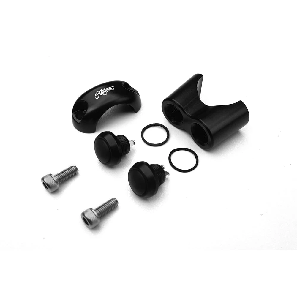 DUAL BUTTON MICROSWITCH 7/8" METRIC HANDLEBAR - BLACK 4 DUAL BUTTON MICROSWITCH 7/8" METRIC HANDLEBAR - BLACK - Image 2