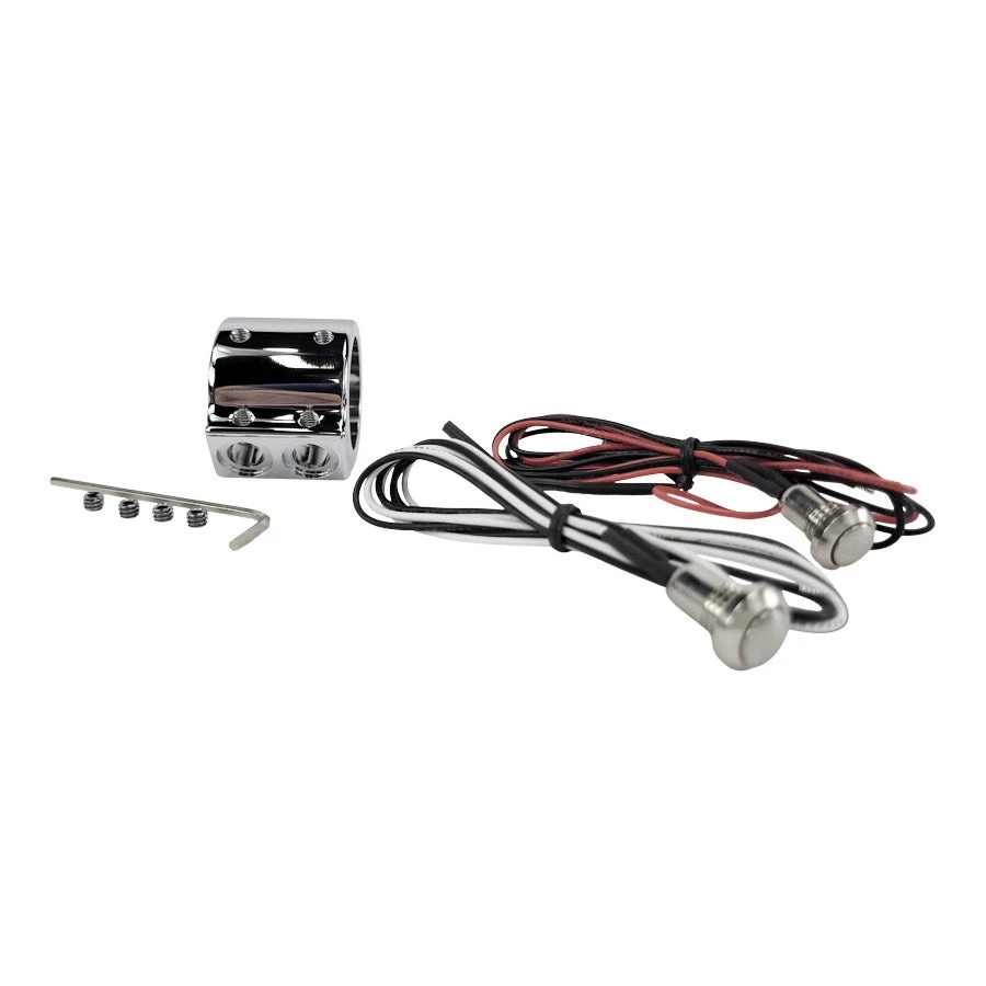 Dual Handlebar Switch Kit - Chrome - 1" 6 Dual Handlebar Switch Kit - Chrome - 1" - Image 4