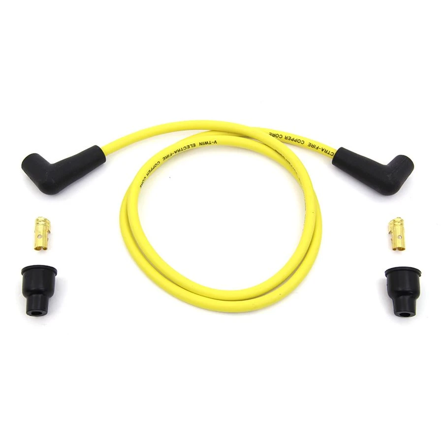Yellow 7mm Universal Spark Plug Wire Kit - Black Ends 5 Yellow 7mm Universal Spark Plug Wire Kit - Black Ends - Image 3