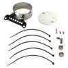 Single Gauge Mounting Kit For Sportster 1995-2005 - Chrome -Maxima Store 108 0106