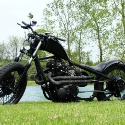 Yamaha XS650 "Ya Mama" Exhaust System By: Pandemonium (Fits 1974-1982 XS650) -Maxima Store 109 0141a