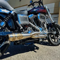 SP Concepts Big Bore Exhaust 06-17 Dyna (stainless) -Maxima Store 109 0196c