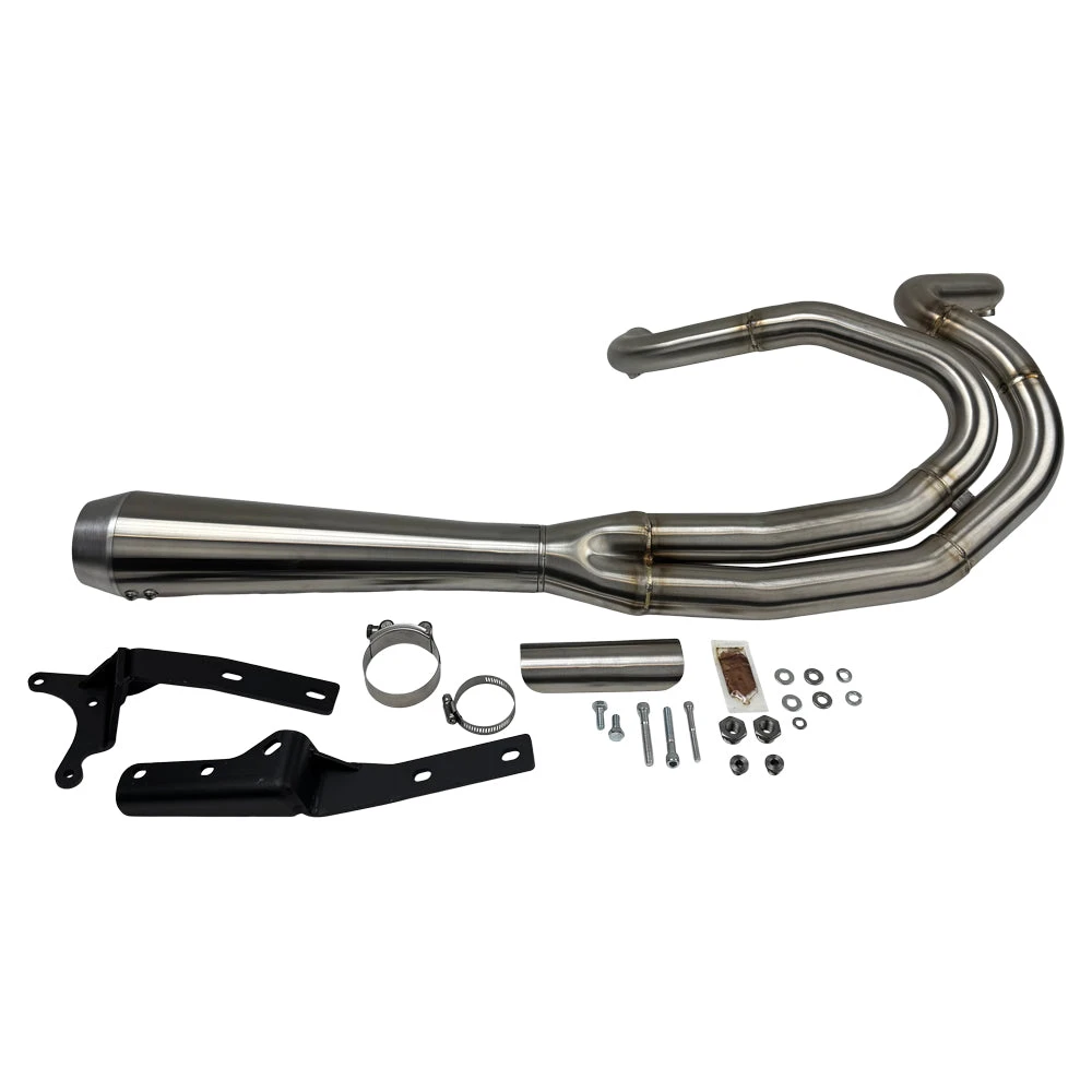 Road Rage III Stepped 2-into-1 Stainless Exhaust 1991-17 FXD Dyna (91-17 W/mids)(07-17 W/forwards) 4 Road Rage III Stepped 2-into-1 Stainless Exhaust 1991-17 FXD Dyna (91-17 W/mids)(07-17 W/forwards) - Image 2