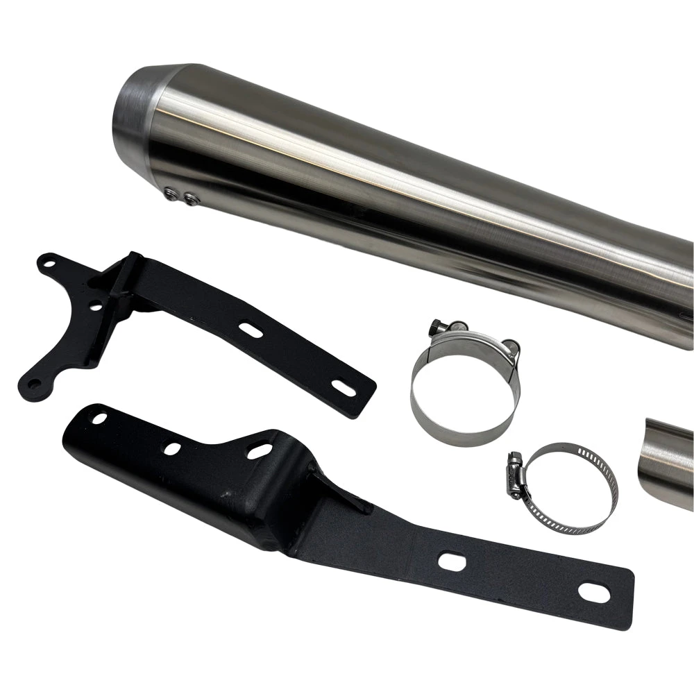 Road Rage III Stepped 2-into-1 Stainless Exhaust 1991-17 FXD Dyna (91-17 W/mids)(07-17 W/forwards) 5 Road Rage III Stepped 2-into-1 Stainless Exhaust 1991-17 FXD Dyna (91-17 W/mids)(07-17 W/forwards) - Image 3