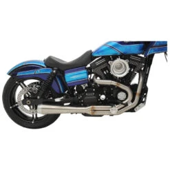 Road Rage III 2-into-1 Stainless Exhaust 1991-17 FXD Dyna (91-17 W/mids)(07-17 W/forwards) -Maxima Store 109 0237c