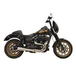 Bassani Greg Lutzka 2-into-1 Stainless Exhaust For Harley-Davidson Dyna 1991-2017