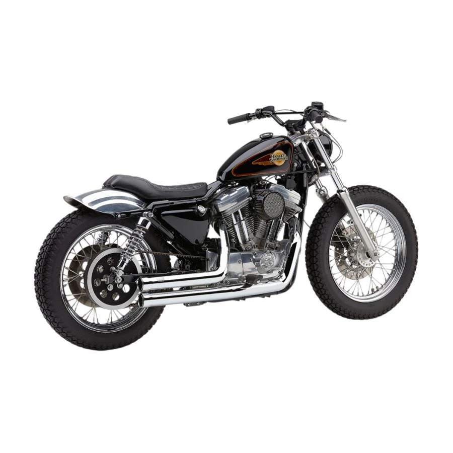 COBRA Speedster Short 909 Exhaust System - 1986-2003 Sportster XL - Chrome 4 COBRA Speedster Short 909 Exhaust System - 1986-2003 Sportster XL - Chrome - Image 2