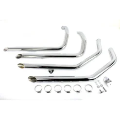 MCM Sportster Drag Pipe Set W/Heat Shields - 1986-2003 Models -Maxima Store 109 0256