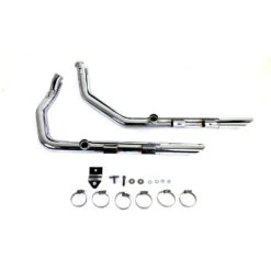 MCM Sportster Drag Pipe Set W/Heat Shields - 2014-UP Models -Maxima Store 109 0258a