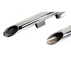 MCM Sportster Drag Pipe Set W/Heat Shields - 2014-UP Models -Maxima Store 109 0258b