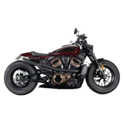 Two Brothers Comp-S 2 Into 1 Exhaust For 2021+ Sportster S - Black Ceramic Finish