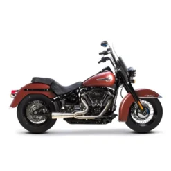 Two Bros. Comp S Stainless 2 Into 1 Exhaust For Harley Davidson M8 Softail -Maxima Store 109 0338 4