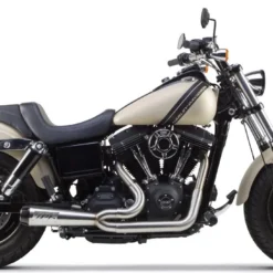 Two Bros. Comp S Stainless 2 Into 1 Exhaust For Harley Dyna 2006-2017