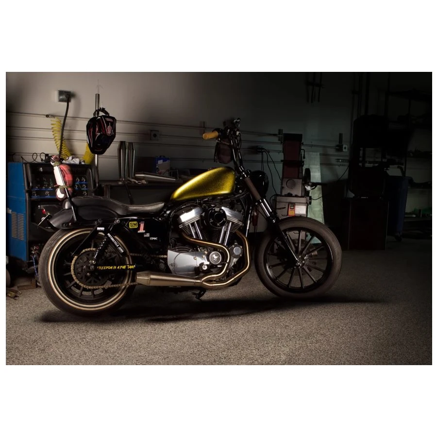 Two Bros. Gen II Stainless 2 Into 1 Exhaust For Harley Sportster 2014-2022 5 Two Bros. Gen II Stainless 2 Into 1 Exhaust For Harley Sportster 2014-2022 - Image 3