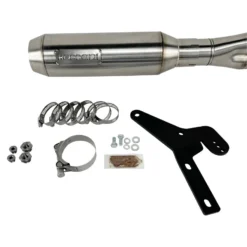 Bassani 2 Into1 Stainless Exhaust "Super Bike" Muffler 2018-2024 Lowrider ST & M8 Sport Glide -Maxima Store 109 0377b