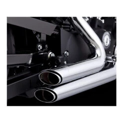 Short Shots Exhaust System 2010-2017 Dyna Staggered Exhaust - Chrome -Maxima Store 109 0396 2