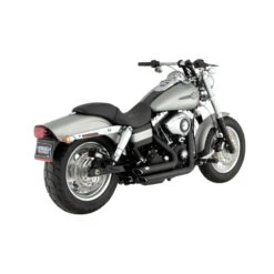 Short Shots Exhaust System 06-09 Fat Bob, Dyna, Low, Wide & Super Glide - Black -Maxima Store 109 0397 3