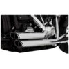 Shortshots Staggered Exhaust System M8 Softail - Chrome -Maxima Store 109 0400 1