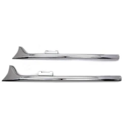 Wyatt Gatling 33" Straight Fishtail Set For '95-'16 FLT Models