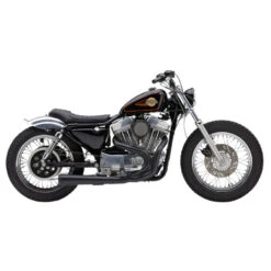 COBRA El Diablo Sportster 2:1 Exhaust - Black - 4" For '86-'03 XL Models -Maxima Store 109 0429