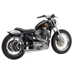 COBRA El Diablo Sportster 2:1 Exhaust - Chrome - 4" For '86-'03 XL Models -Maxima Store 109 0430 3