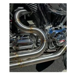 SP Concepts TC Bagger Full Length Turnpike Exhaust - Stainless For 1995-2016 Touring -Maxima Store 109 0434 2