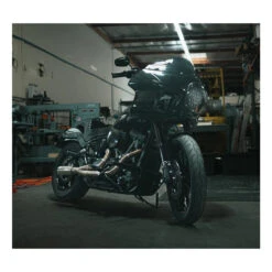 Fab 28 Stainless Exhaust With Canister Muffler For Harley '18+ M8 Softail -Maxima Store 109 0454 3