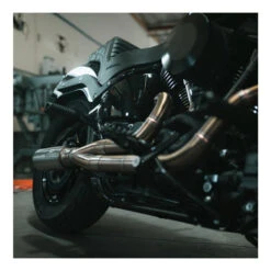 Fab 28 Stainless Exhaust With Canister Muffler For Harley '18+ M8 Softail -Maxima Store 109 0454 5
