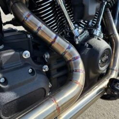 SP Concepts Works Edition Mid Length Elsinore Exhaust For Harley Davidson M8 Softail 2018-Up -Maxima Store 109 0460 3
