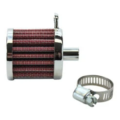 Crankcase Breather Filter With Mounting Tab (for 3/8" ID Hose)