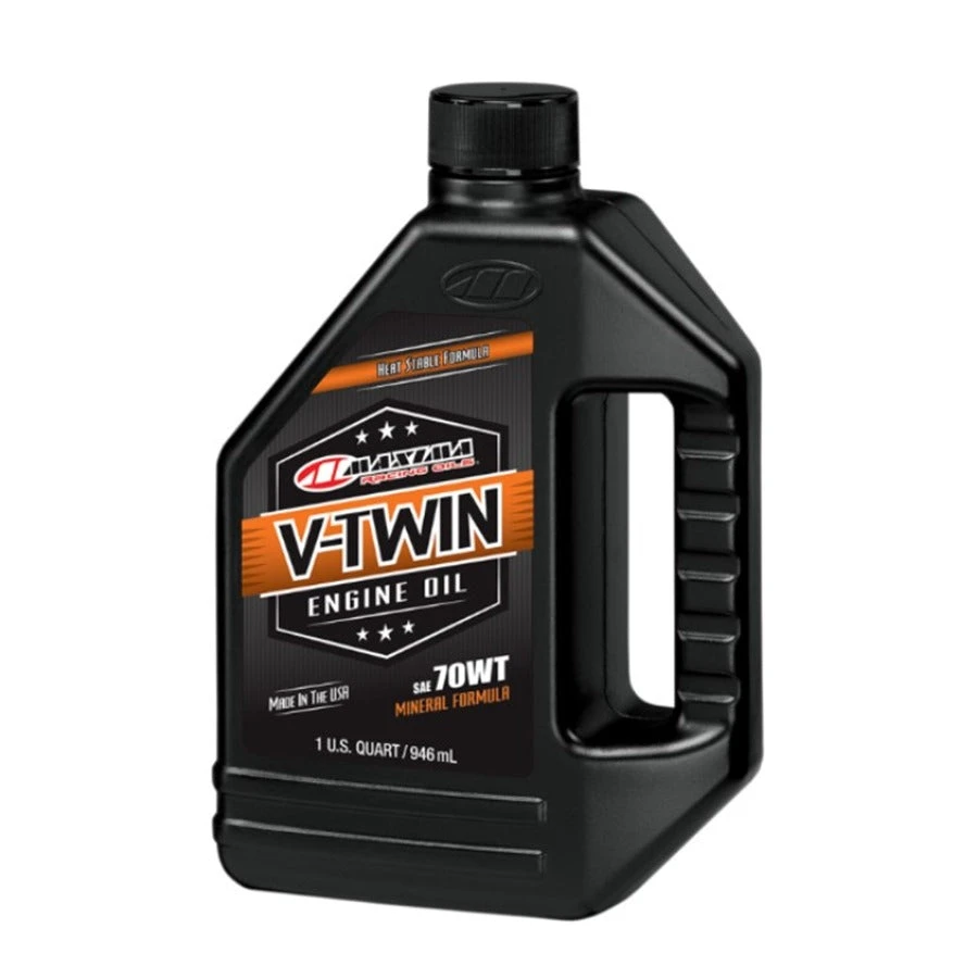 Maxima V-Twin Oil - 70wt - 1 U.S. Quart Pre-Evolution V-Twin Mineral Engine Oil 3 Maxima V-Twin Oil - 70wt - 1 U.S. Quart Pre-Evolution V-Twin Mineral Engine Oil