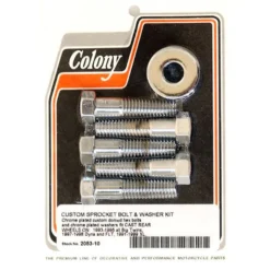 Colony #2053-10 Pulley Bolt Set For Sportster And Big Twin