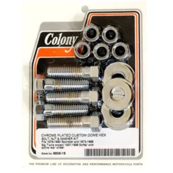 Colony #9609-15 Sprocket/Pulley Bolt Set For Sportster And Big Twin (Spoke Wheel)