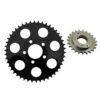 Belt To Chain Conversion Kit Fits 2000 - 2003 XL Sportster Models (Black Sprocket) -Maxima Store 111 0041 1