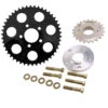 Belt To Chain Conversion Kit Fits 2004-up XL Sportster Models (Black Sprocket) -Maxima Store 111 0043